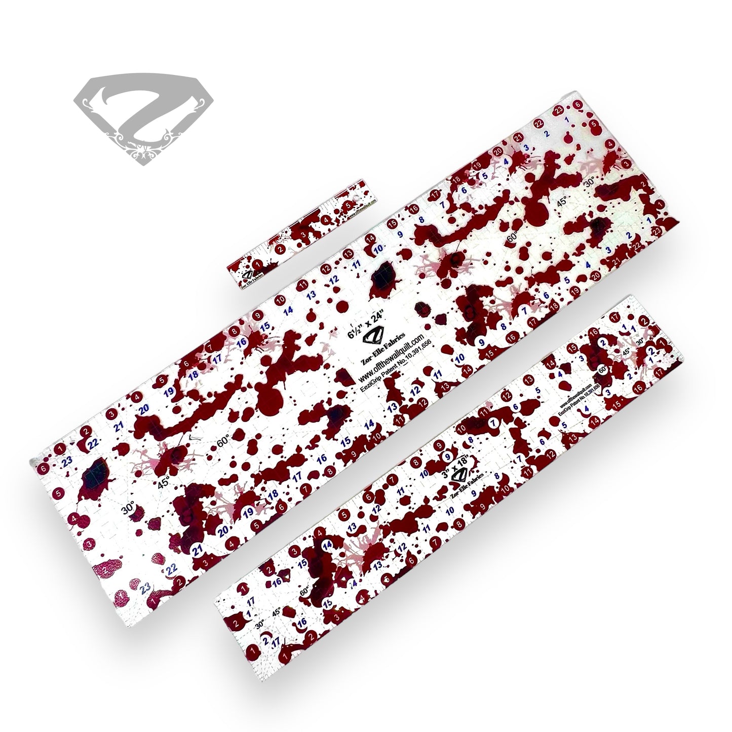 Tools - Blood Splatter Non Slip Rulers