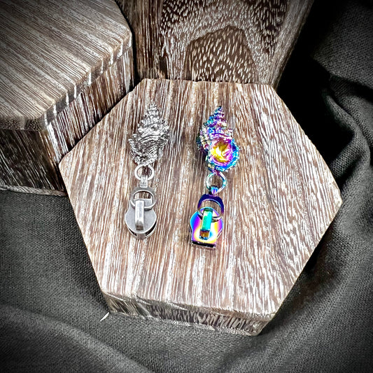 Hardware - Conch Shell Nylon Zipper Pulls #5