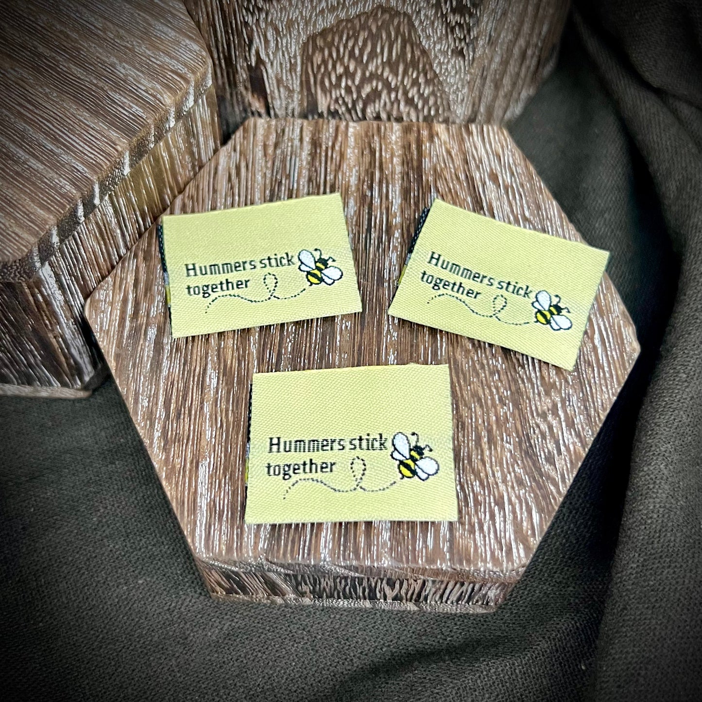 Hardware - Hummers Stick Together Woven Labels