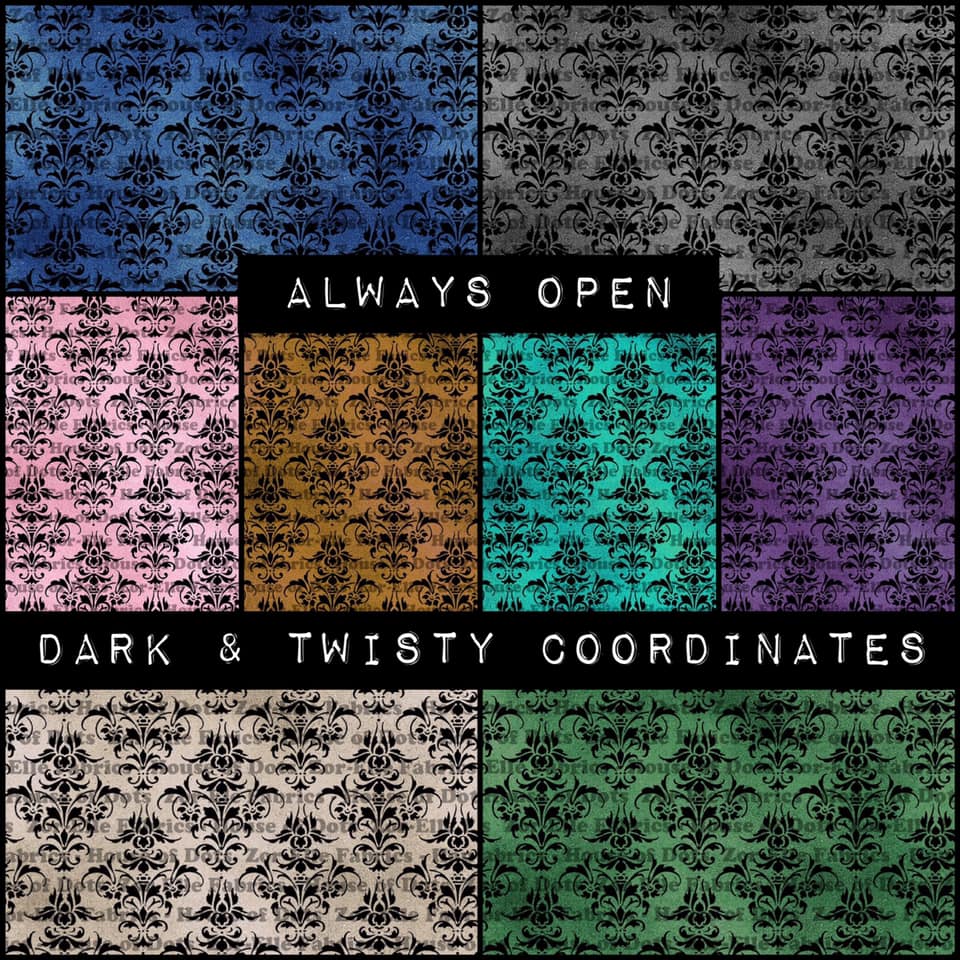 Dark & Twisty - Damask