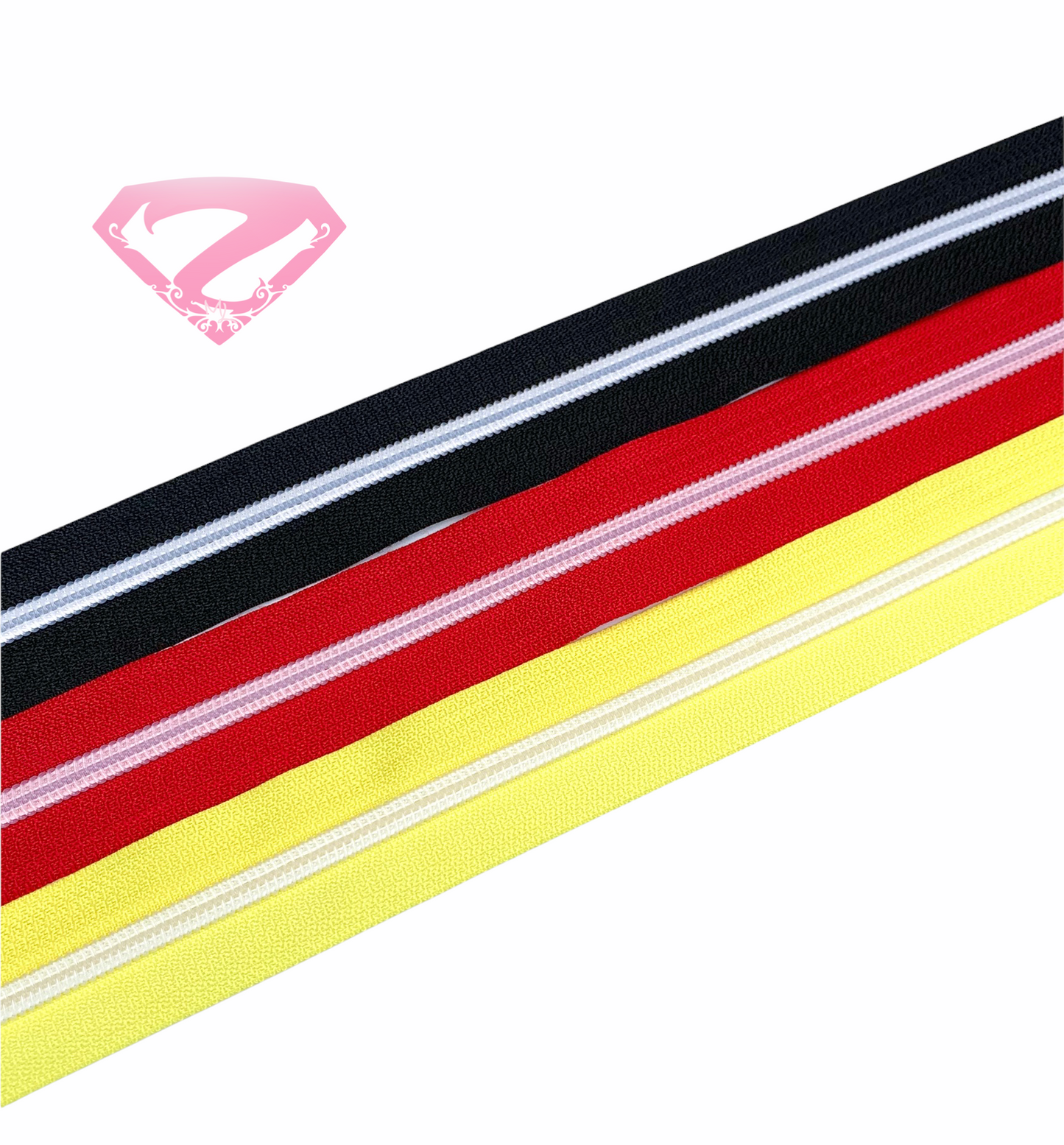 Hardware - White Teeth Nylon Zipper Tape #5