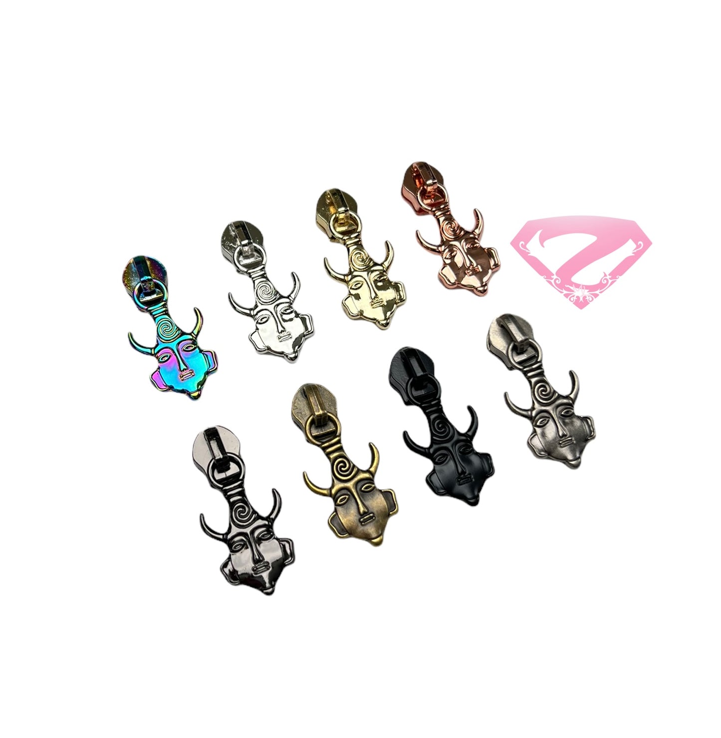 Hardware - Statue Necklace Nylon Zipper Pulls #5