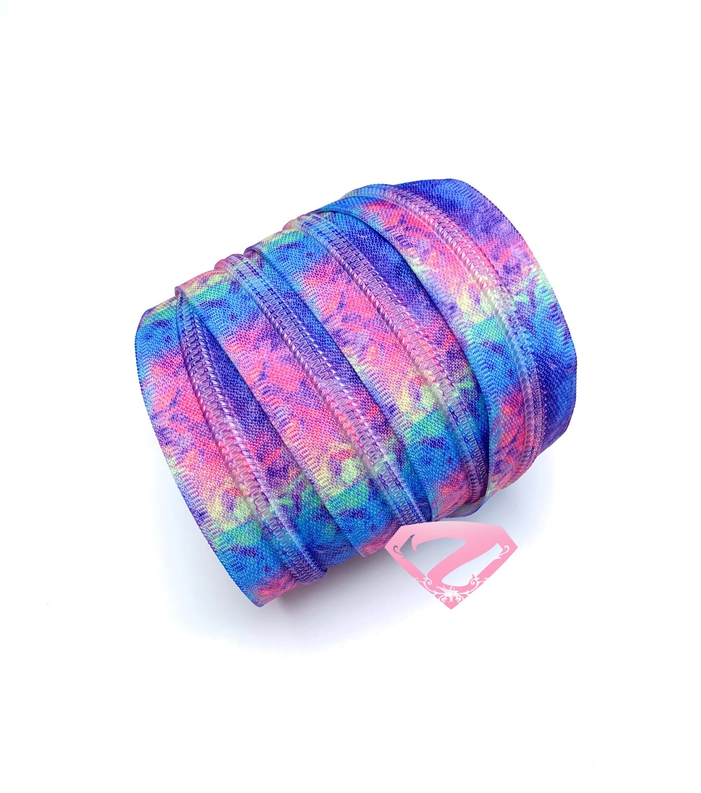 Hardware - Fractured Rainbow Zipper Tape #5