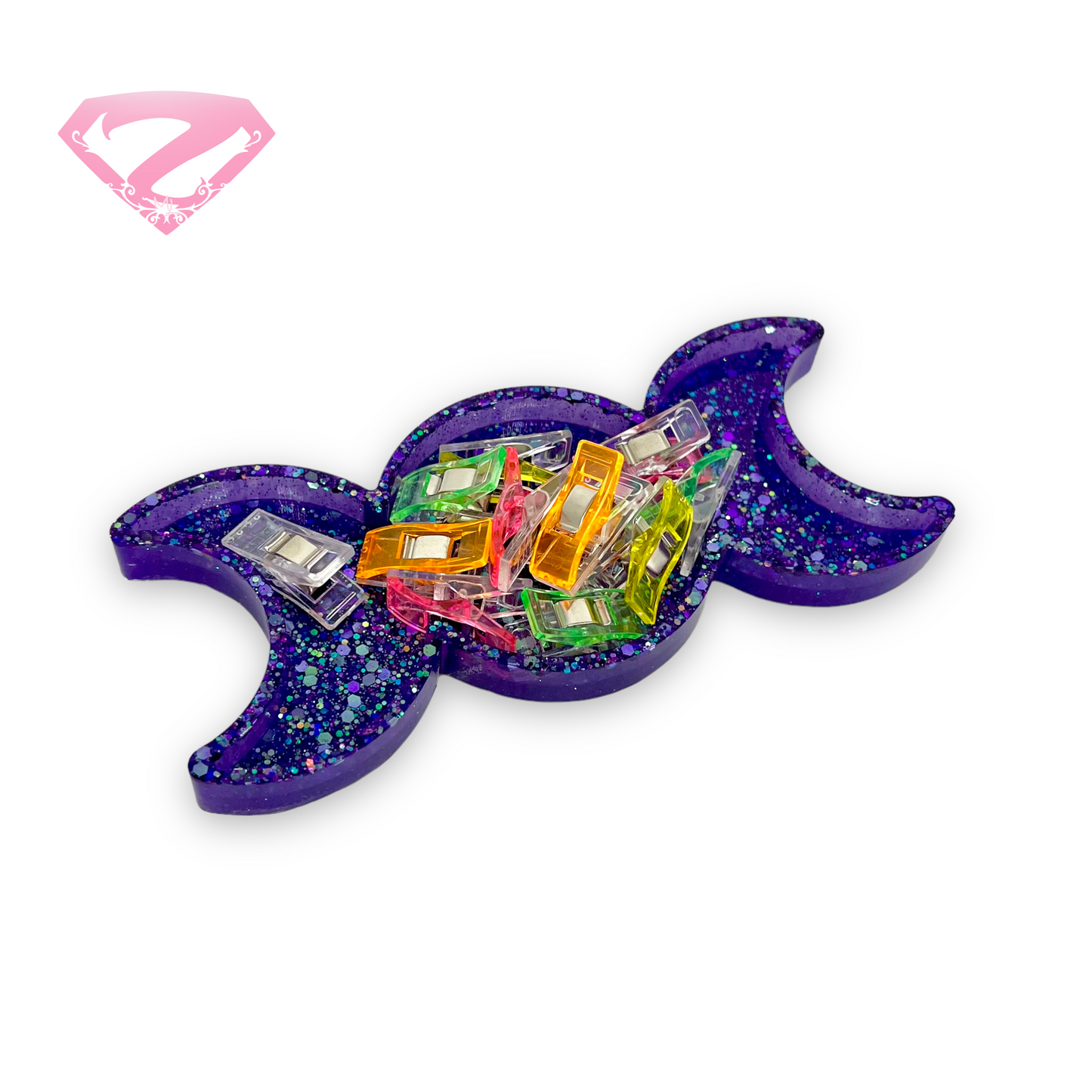 Triple Moon Clip Tray (Purple)