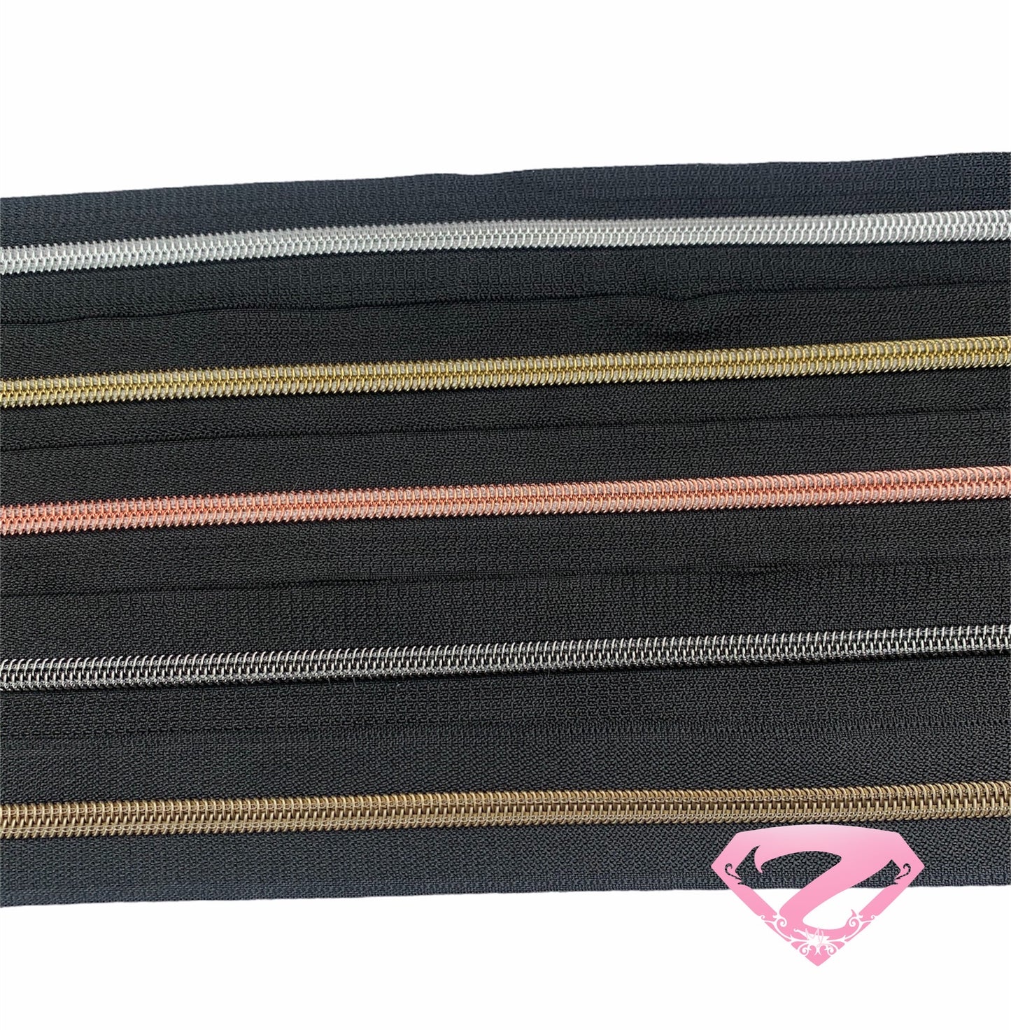 Hardware - Black Nylon Zipper Tape #5