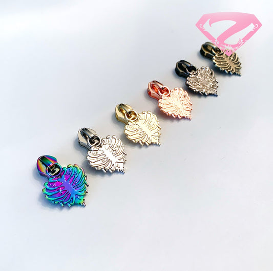 Hardware - Rib Cage Heart Nylon Zipper Pulls #5