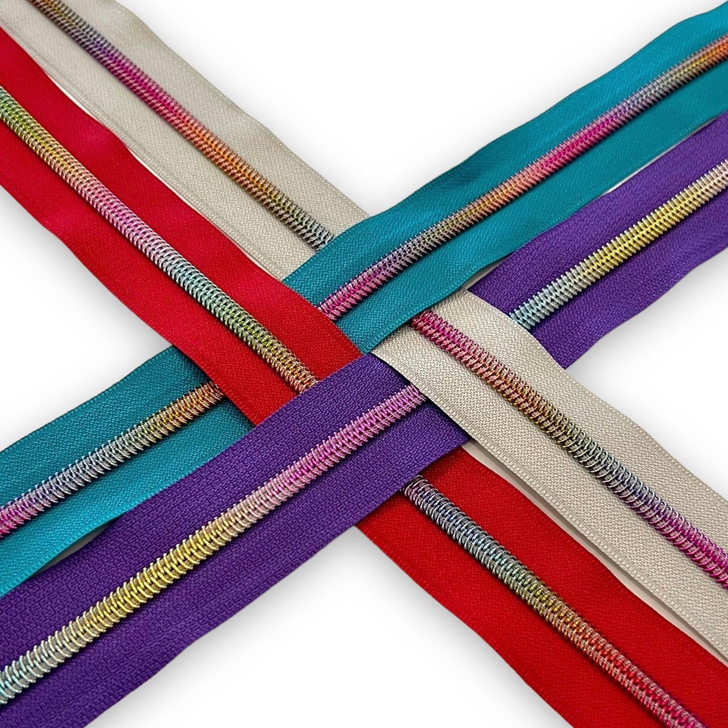 Hardware - Rainbow Teeth Nylon Zipper Tape #5