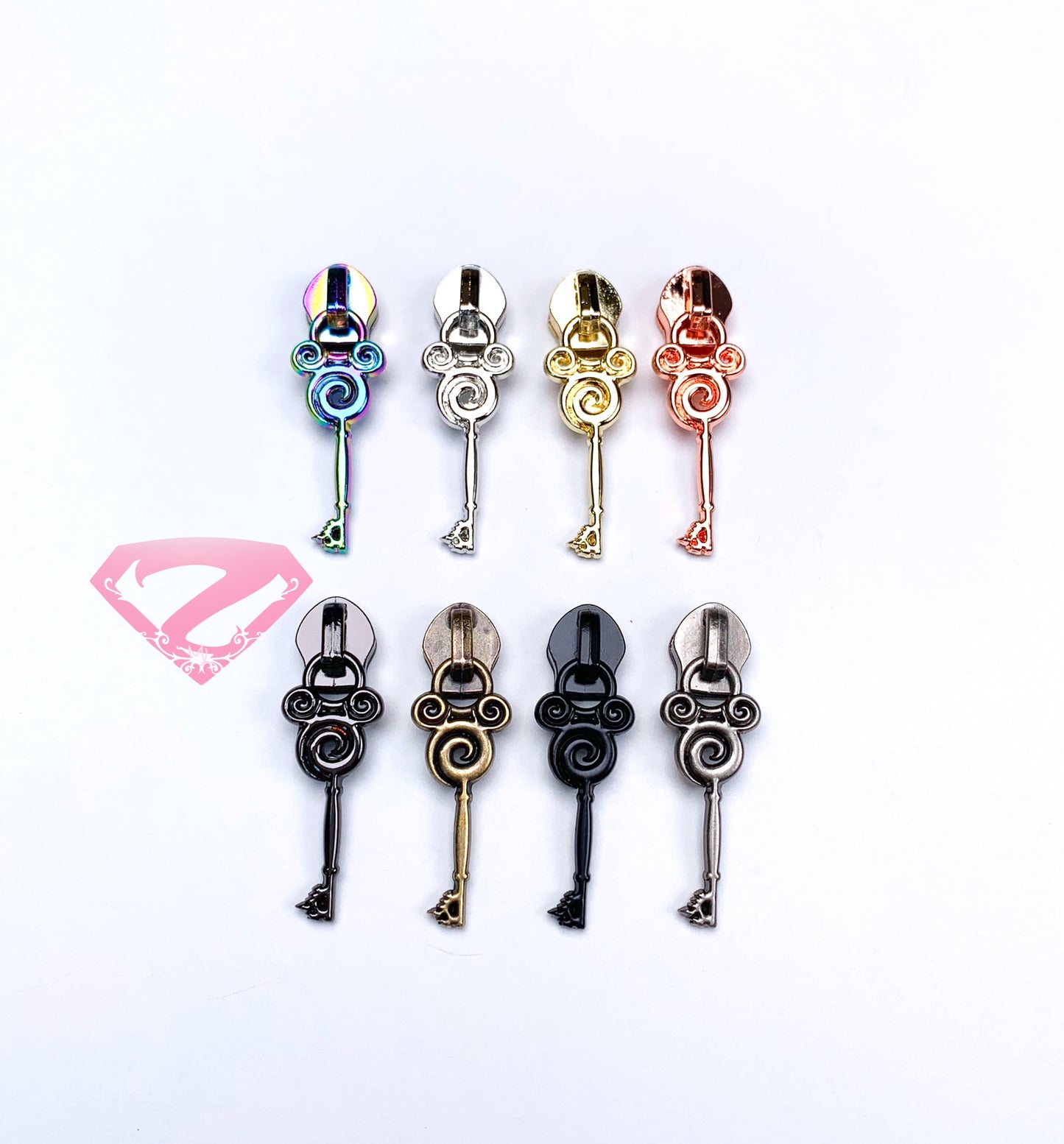 Hardware - Key to the Park Nylon Zipper Pulls #5