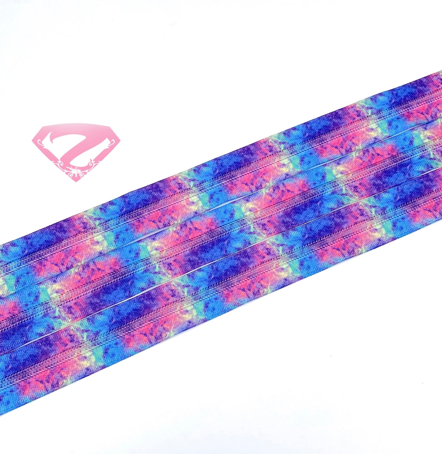Hardware - Fractured Rainbow Zipper Tape #5