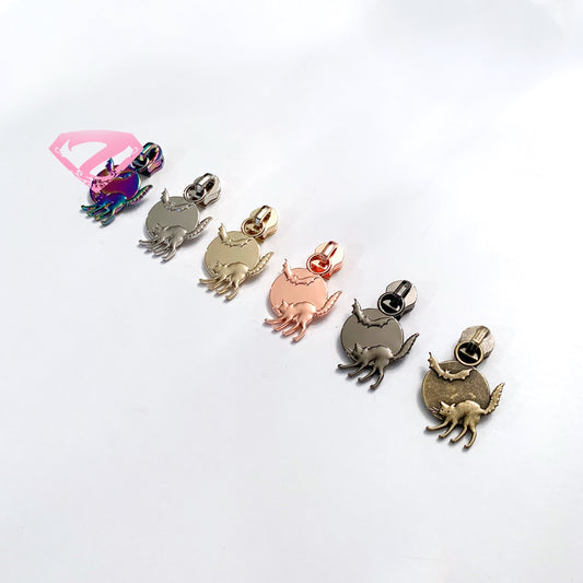 Hardware - Midnight Nylon Zipper Pulls #5