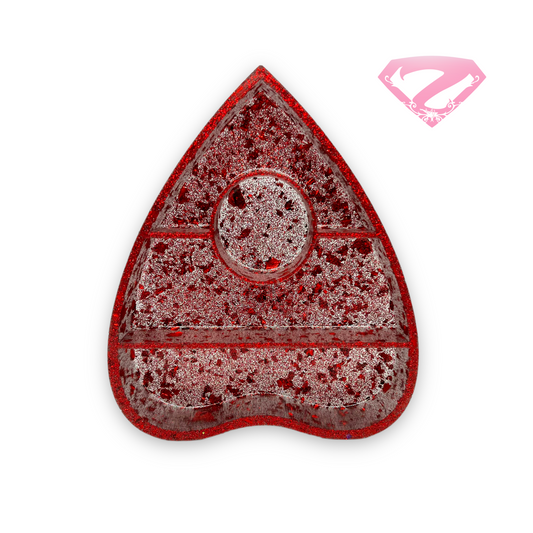 Ouija Planchette Clip Tray (Red - Large)