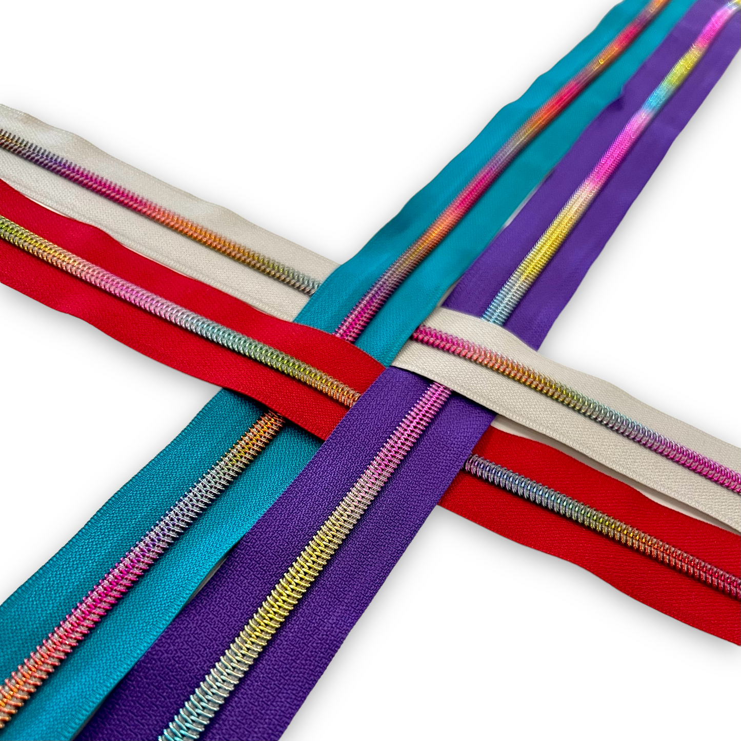 Hardware - Rainbow Teeth Nylon Zipper Tape #5