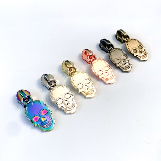 Hardware - Skull Nylon Zipper Pulls #5