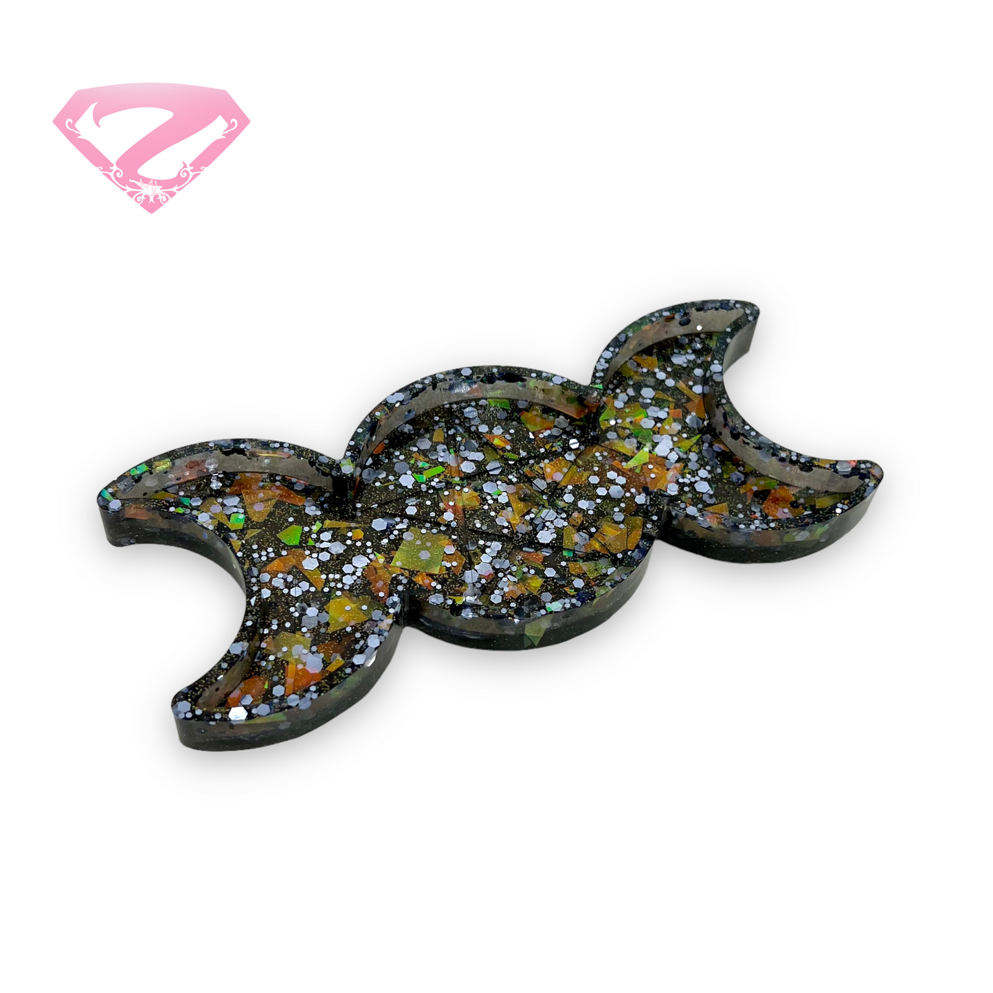 Triple Moon Clip Tray (Black Holographic)