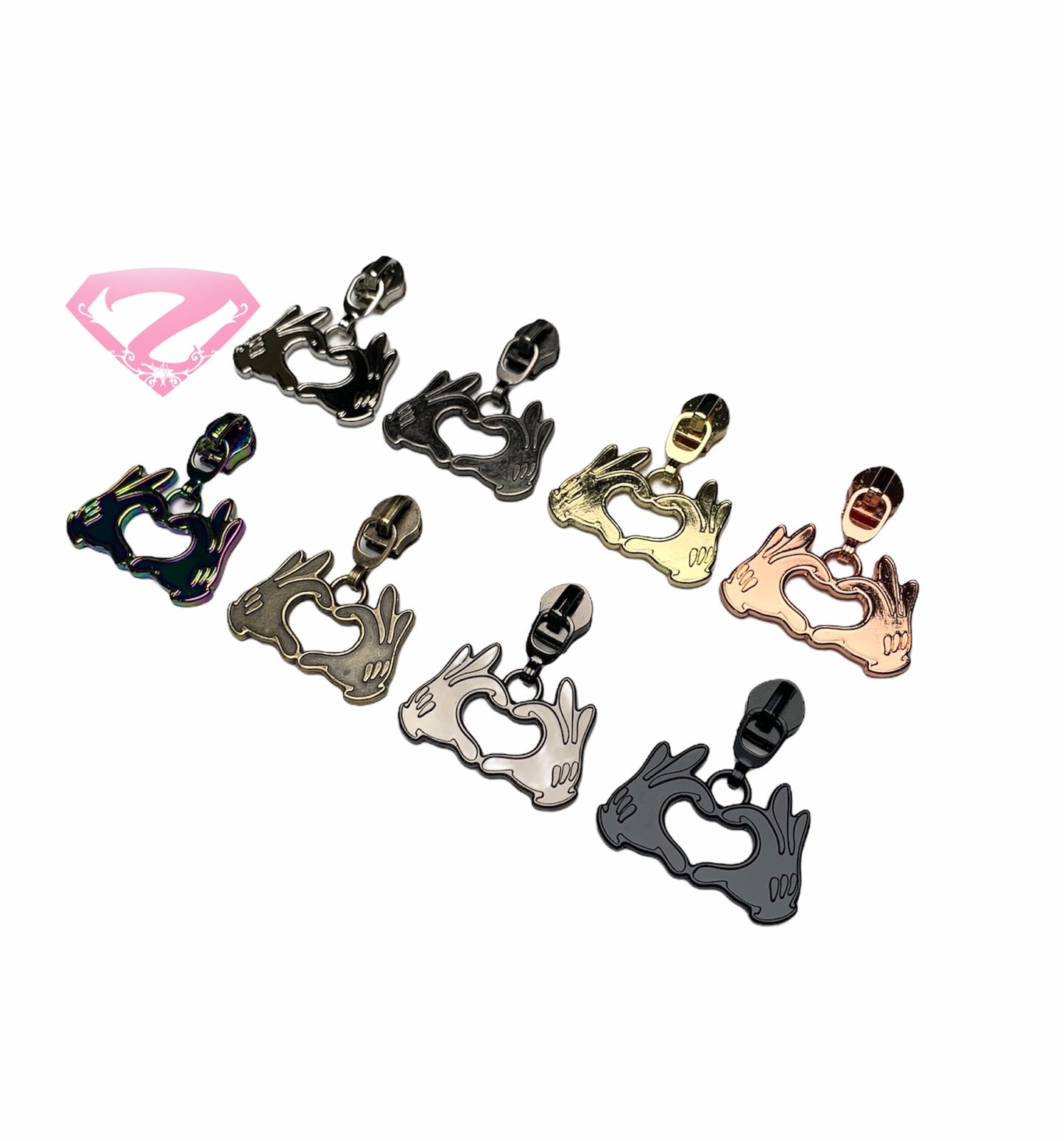 Hardware - L.O.V.E Nylon Zipper Pulls #5