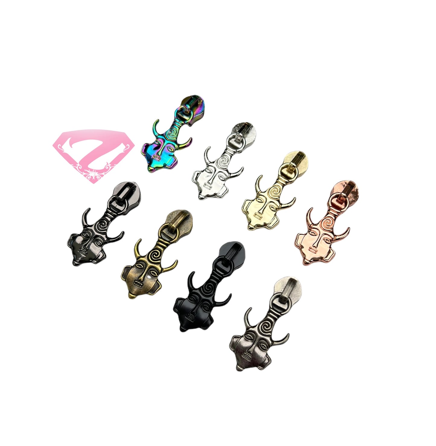 Hardware - Statue Necklace Nylon Zipper Pulls #5
