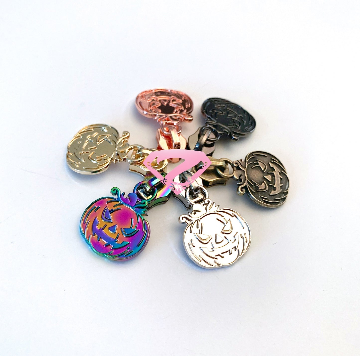 Hardware - Pumpkin Nylon Zipper Pulls #5