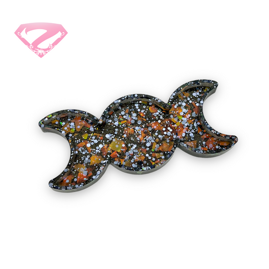 Triple Moon Clip Tray (Black Holographic)