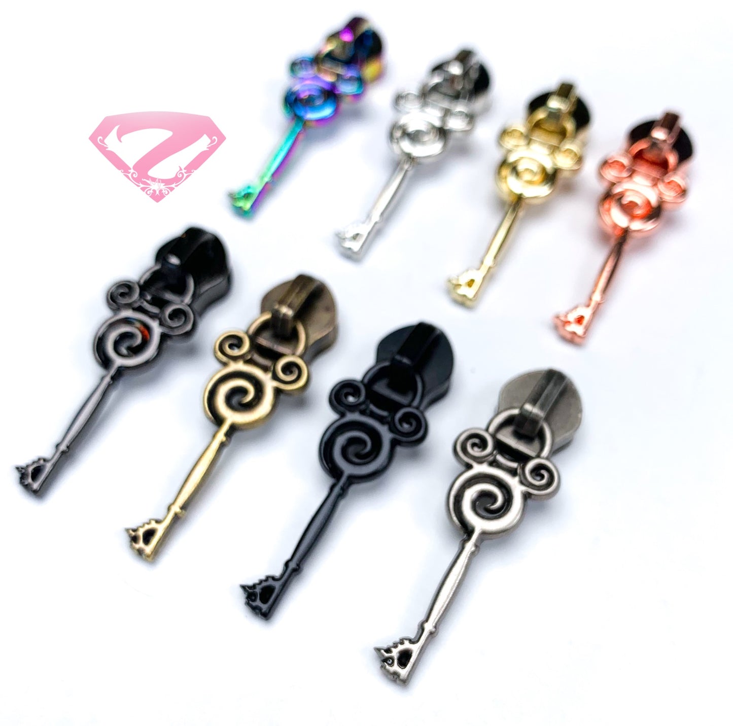 Hardware - Key to the Park Nylon Zipper Pulls #5