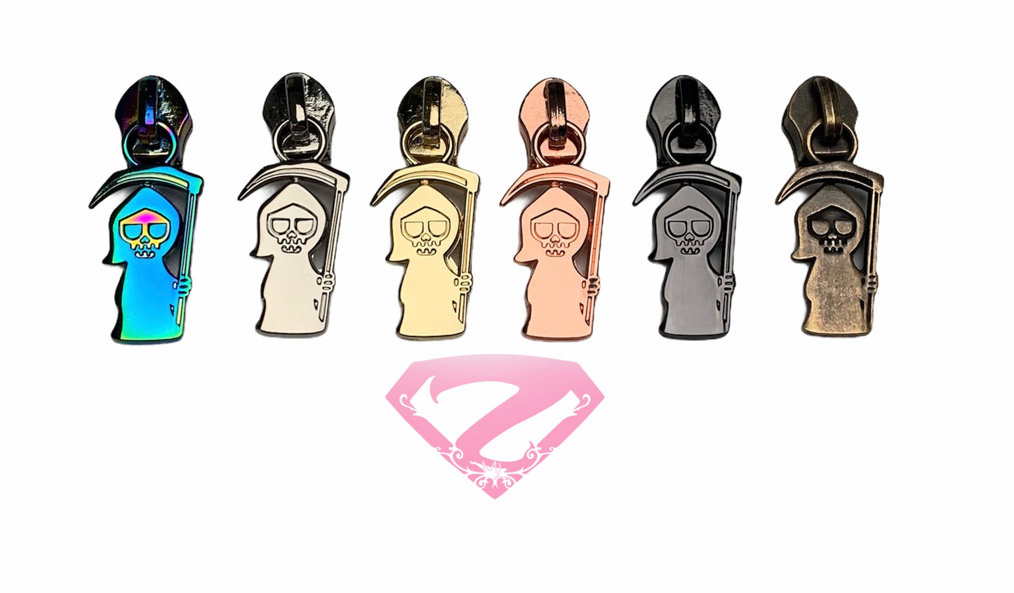 Hardware - Grim Reaper Nylon Zipper Pulls #5