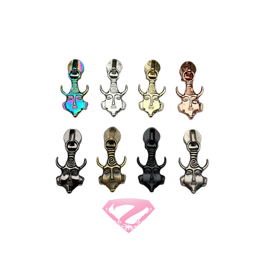 Hardware - Statue Necklace Nylon Zipper Pulls #5