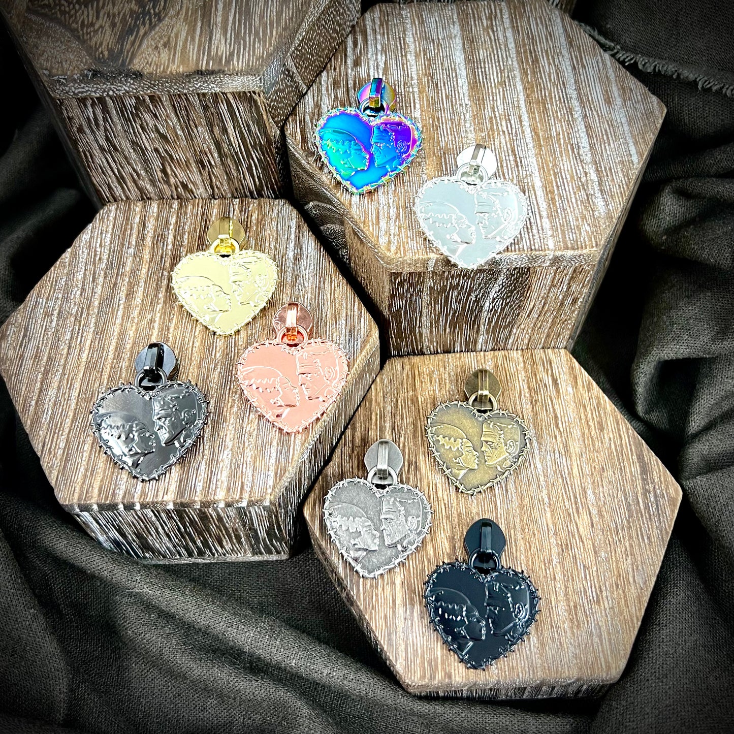 Hardware - Bride & Monster Nylon Zipper Pulls #5