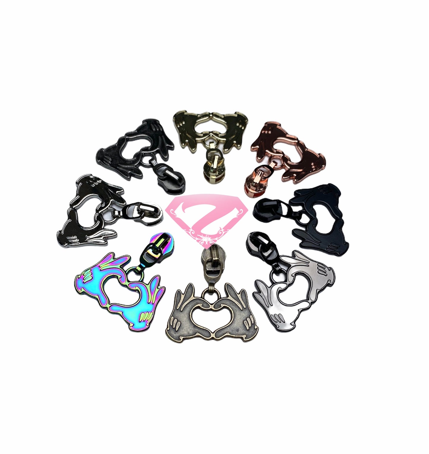 Hardware - L.O.V.E Nylon Zipper Pulls #5