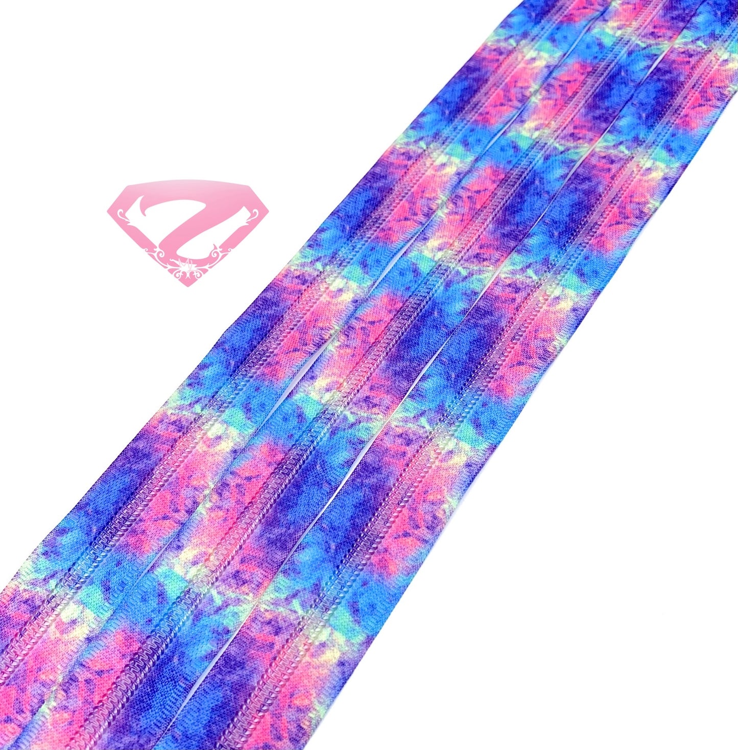 Hardware - Fractured Rainbow Zipper Tape #5