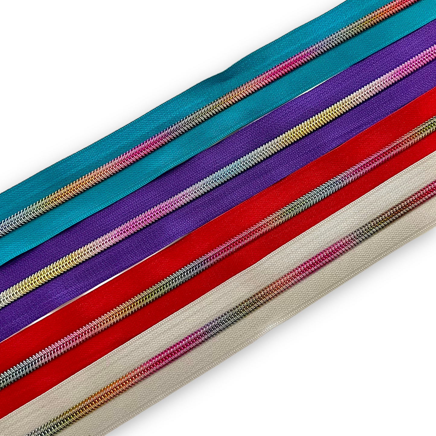 Hardware - Rainbow Teeth Nylon Zipper Tape #5