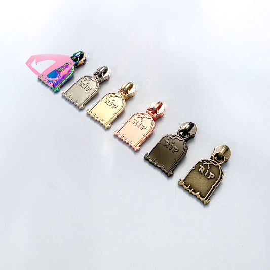 Hardware - Gravestone Nylon Zipper Pulls #5