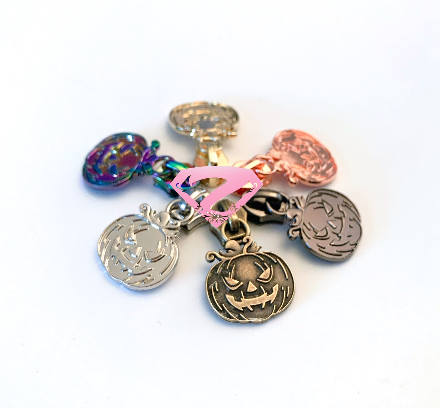 Hardware - Pumpkin Nylon Zipper Pulls #5