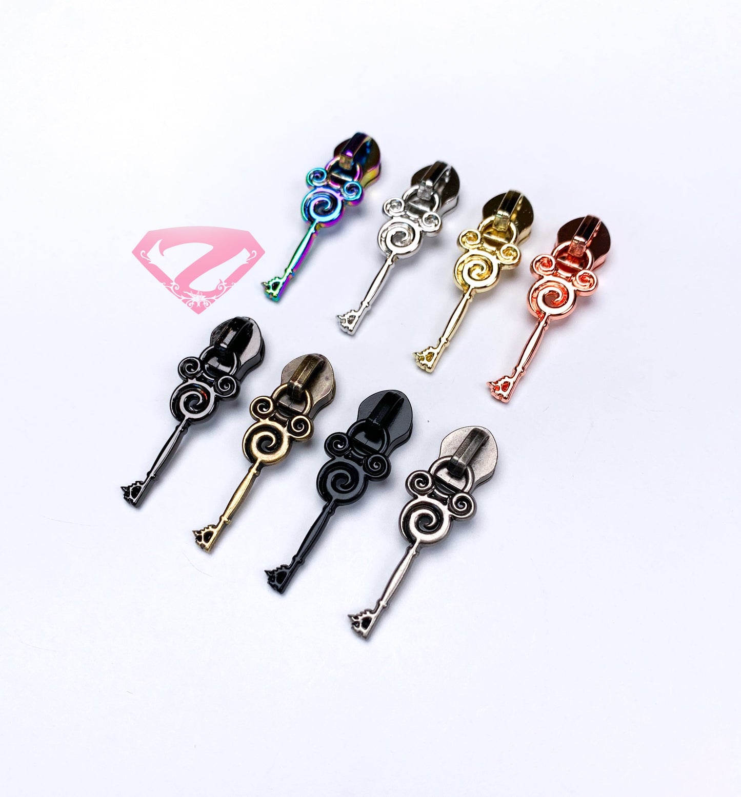 Hardware - Key to the Park Nylon Zipper Pulls #5