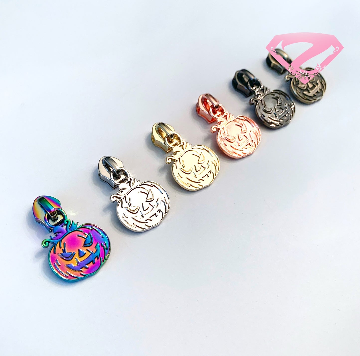 Hardware - Pumpkin Nylon Zipper Pulls #5