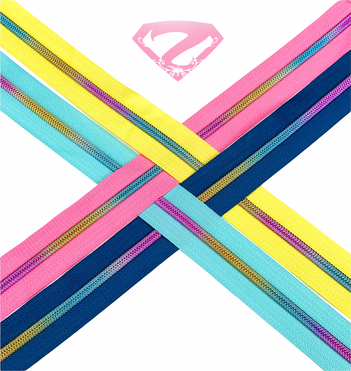 Hardware - Rainbow Teeth Nylon Zipper Tape #5