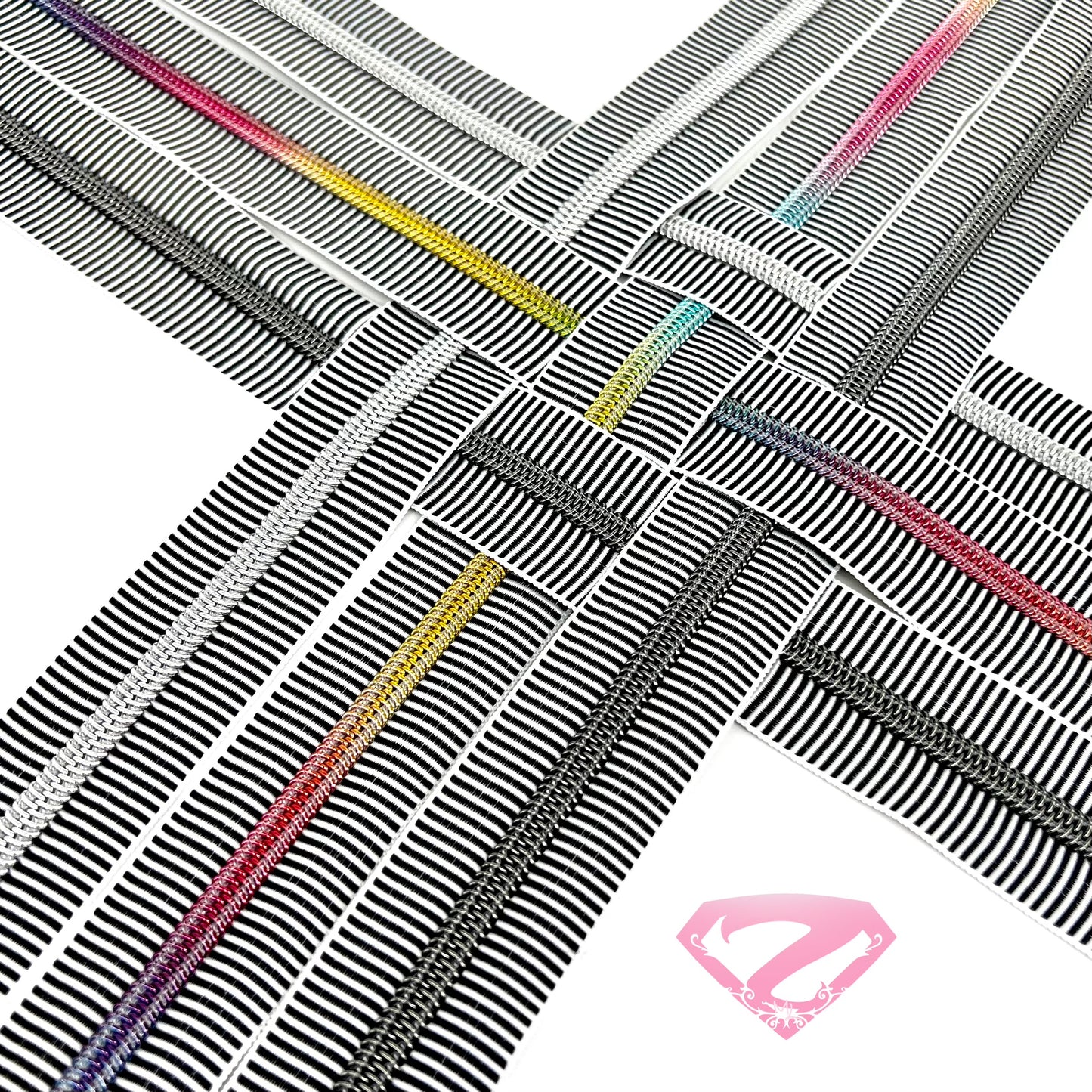 Hardware - Striped Nylon Zipper Tape #5