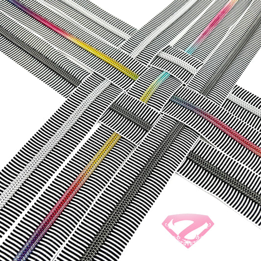 Hardware - Striped Nylon Zipper Tape #5