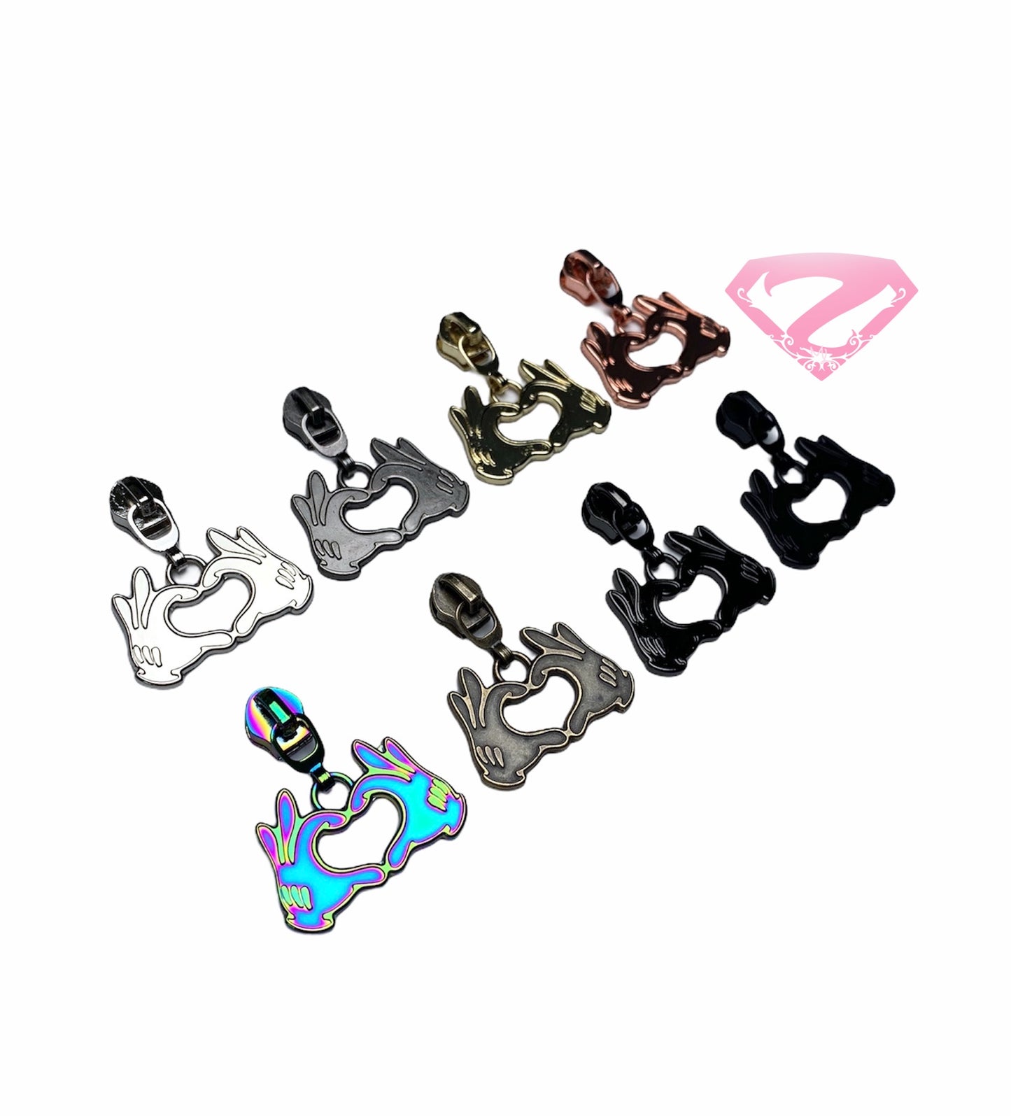 Hardware - L.O.V.E Nylon Zipper Pulls #5