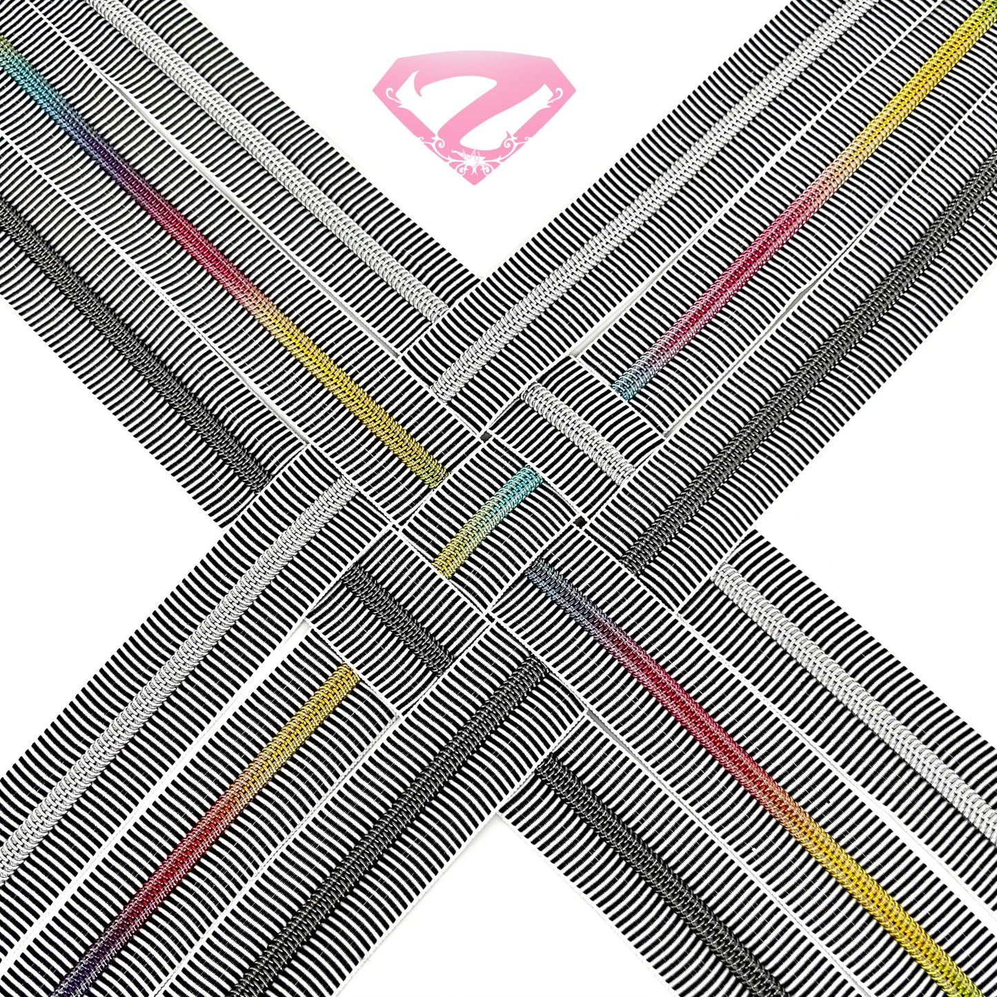 Hardware - Striped Nylon Zipper Tape #5