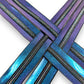 Hardware - Metallic Blue Nylon Zipper Tape #5