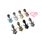 Hardware - Statue Necklace Nylon  Zipper Pulls #5