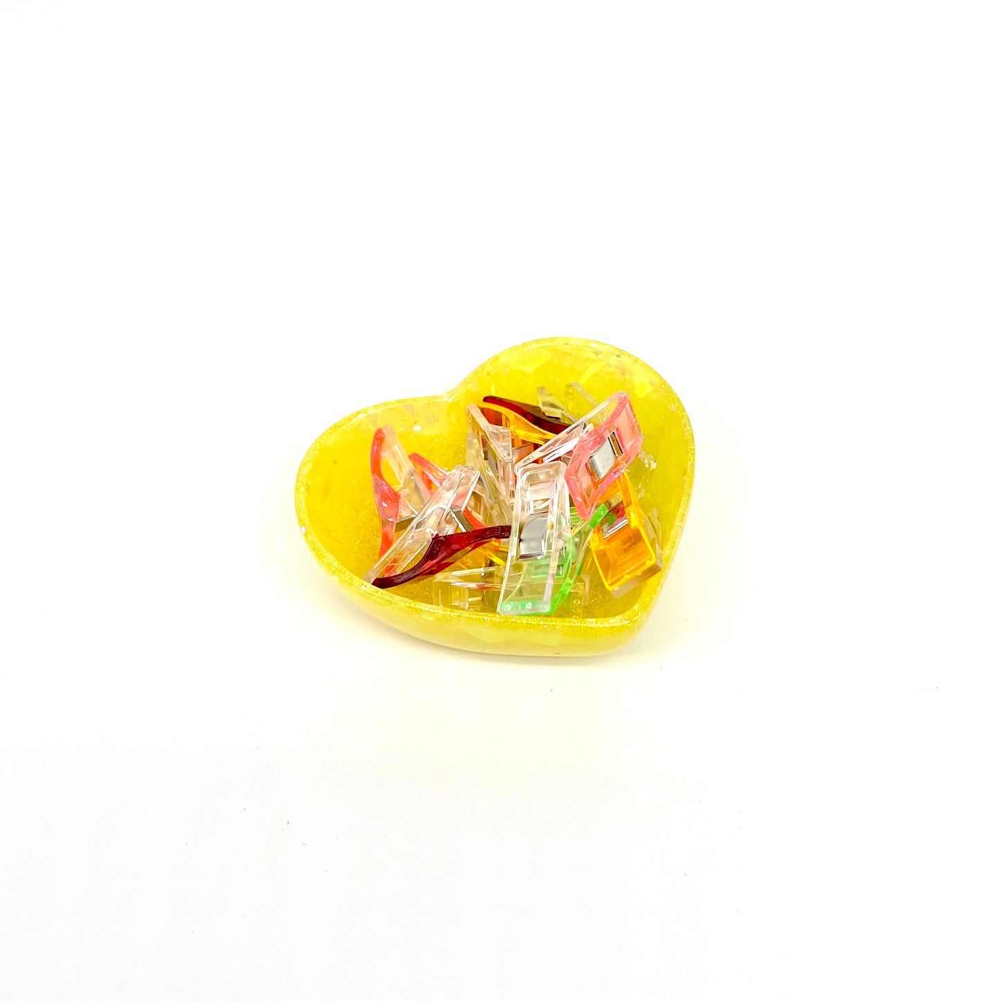Heart Clip Tray (Yellow - Small)