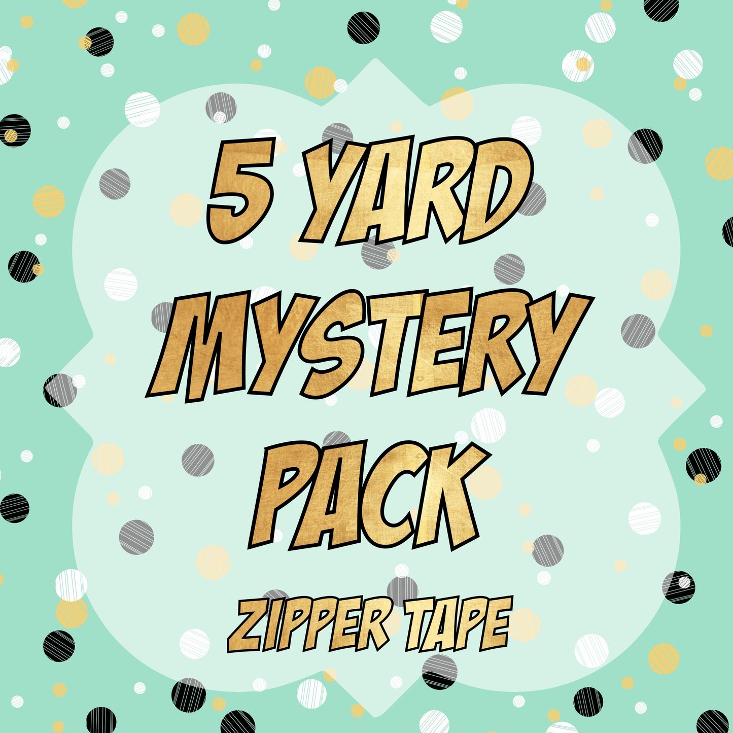 Hardware - 5 Yard Zipper Tape Mystery Pack