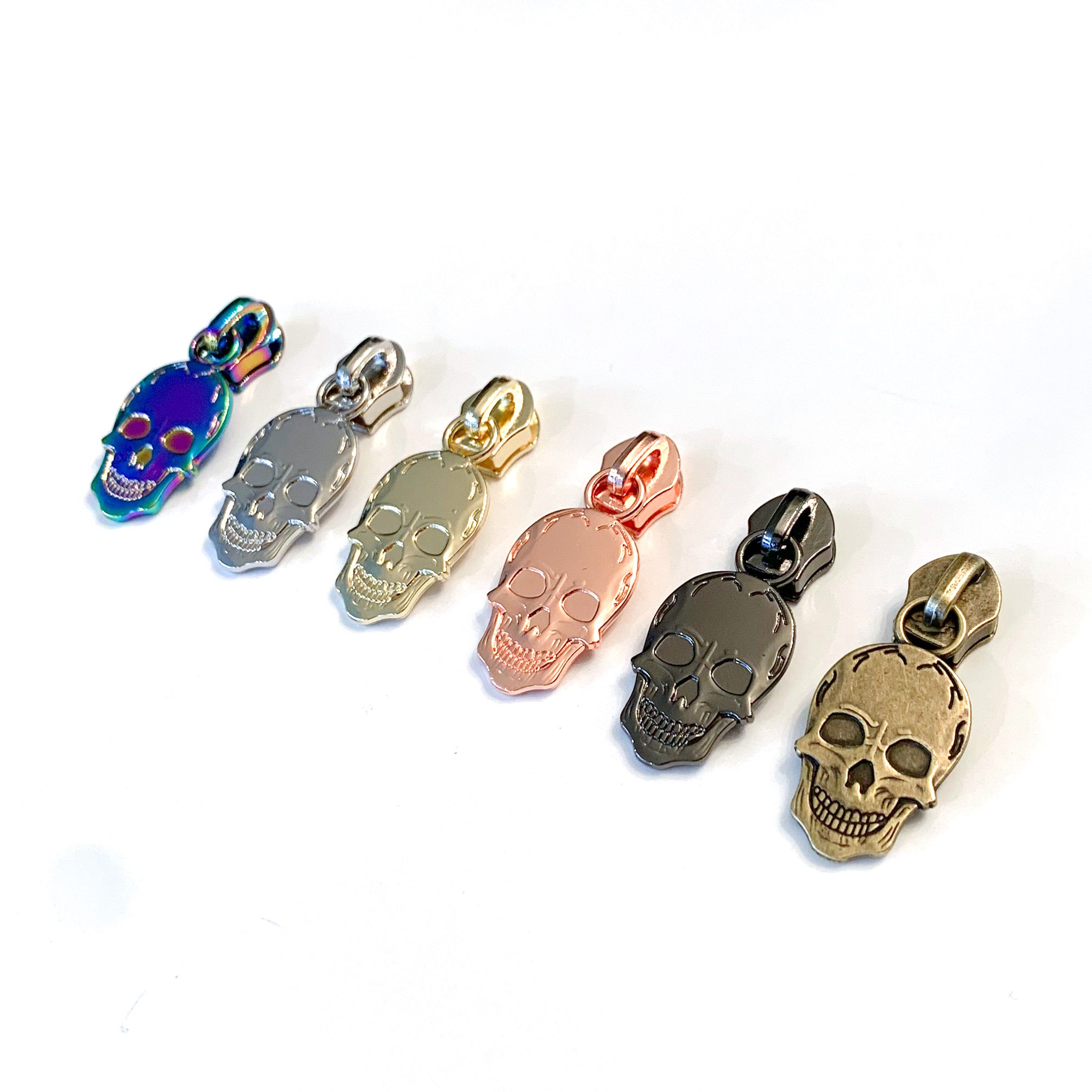 Hardware - Skull Nylon Zipper Pulls #5