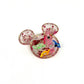 “Teddy Bear” Clip Tray (Light Pink)