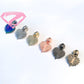 Hardware - Rib Cage Heart Nylon Zipper Pulls #5