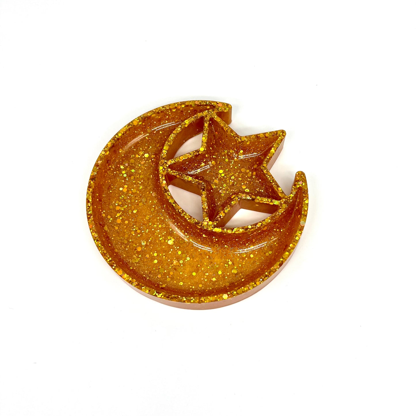 Moon & Star Clip Tray (Golden Copper)