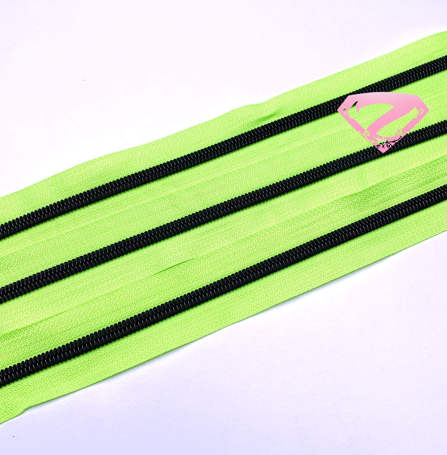 Hardware - Lime Green Zipper Tape #5